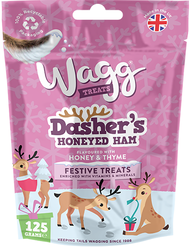 Wagg Dasher's Honeyed Ham Dog Treats