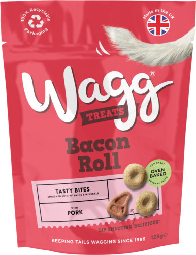 Wagg Bacon Roll Dog Treats