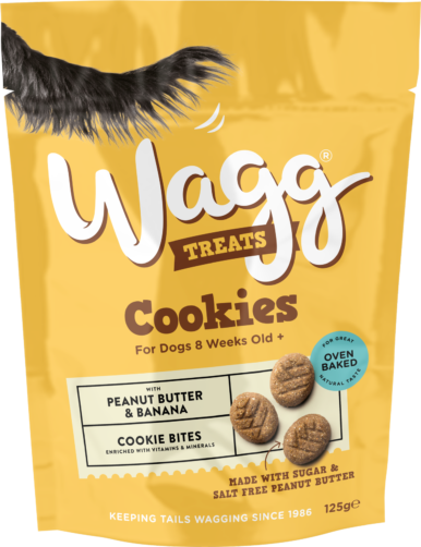 Wagg Peanut Butter & Banana Cookie Dog Treats