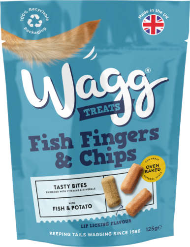 Wagg Fish Fingers & Chips Dog Treats with Fish and Potato