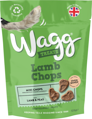 Wagg Lamb Chop Dog Treats with Lamb & Peas