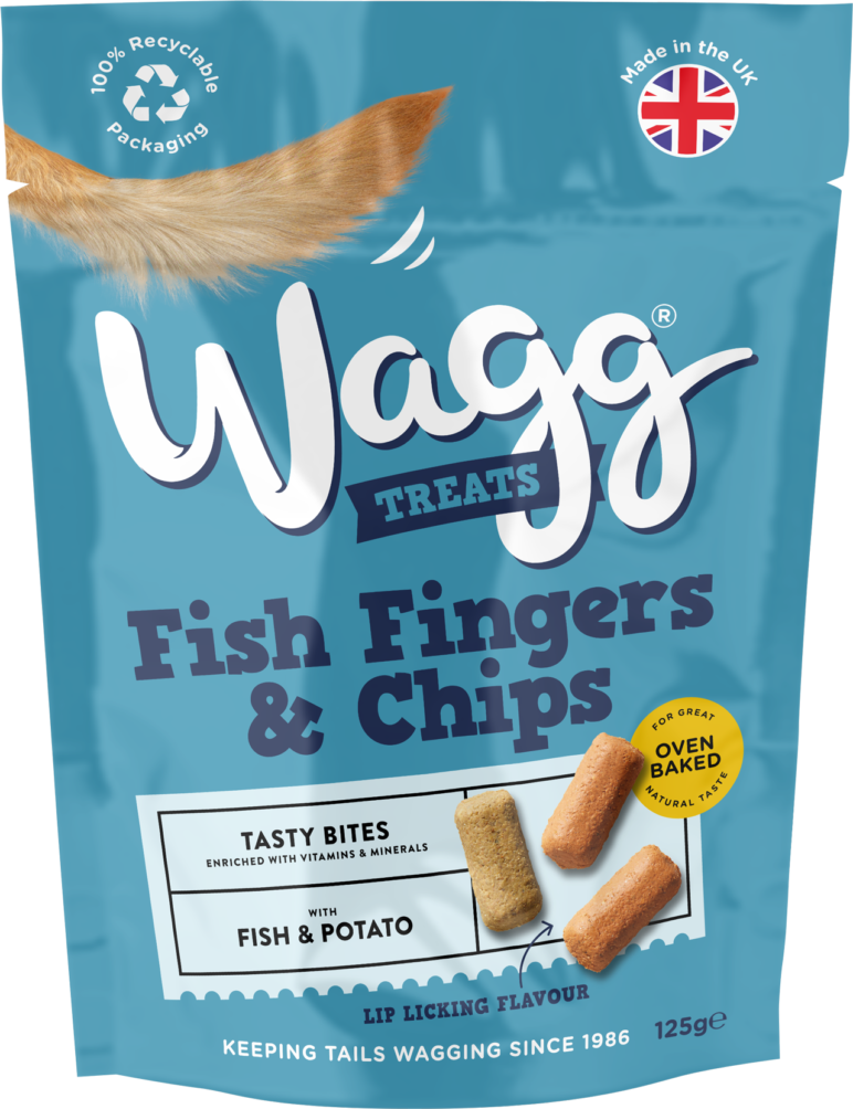 Wagg Fish Fingers & Chips Dog Treats with Fish and Potato - Wagg