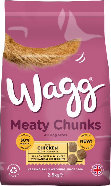 Wagg Meaty Chunks Dog Food with Chicken Wagg Pet Foods