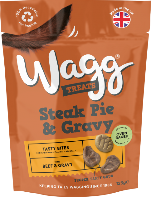 Wagg Steak Pie Gravy Dog Treats Wagg Pet Foods