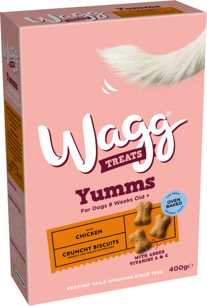 Wagg Yumms Crunchy Biscuit Dog Treats with Chicken Wagg Pet Foods